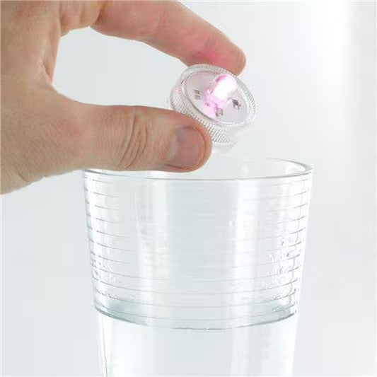 1 In. Clear Waterproof Underwater LED Tea Light (Pack of 36)