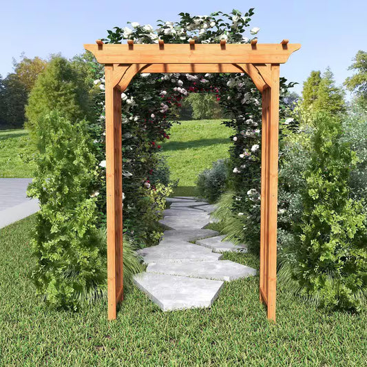 85 In. X 63 In. Climbing Plant Wedding Garden Arch Bridal Party Decoration Arbor