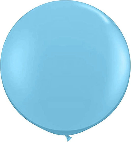 Premium Latex Balloons - Jumbo Size Balloons for Birthdays, Wedding Parties, Baby Shower, Indoor & Outdoor Party Events & Decoration Supplies - Made in USA, 36 Inch Baby Blue, Pkg/2
