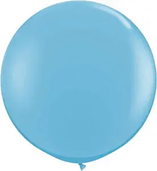 Premium Latex Balloons - Jumbo Size Balloons for Birthdays, Wedding Parties, Baby Shower, Indoor & Outdoor Party Events & Decoration Supplies - Made in USA, 36 Inch Azure Blue, Pkg/12