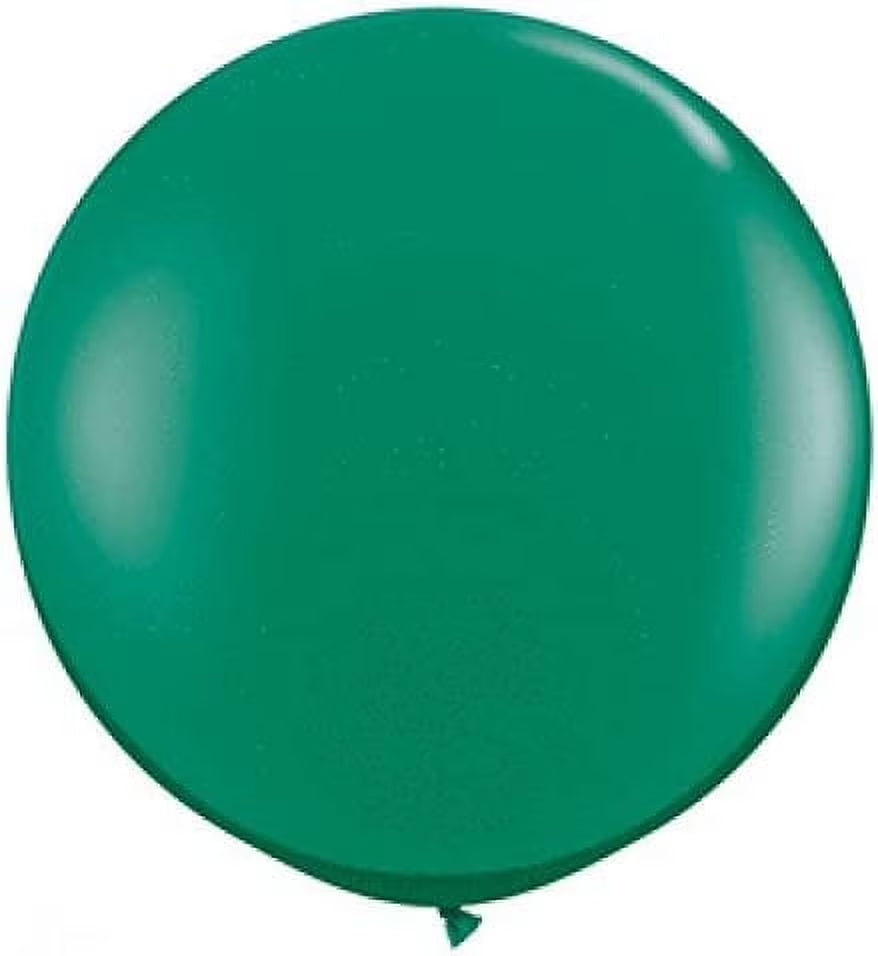 Premium Latex Balloons - Jumbo Size Balloons for Birthdays, Wedding Parties, Baby Shower, Indoor & Outdoor Party Events & Decoration Supplies - Made in USA, 36 Inch Crystal Emerald Green, Pkg/6