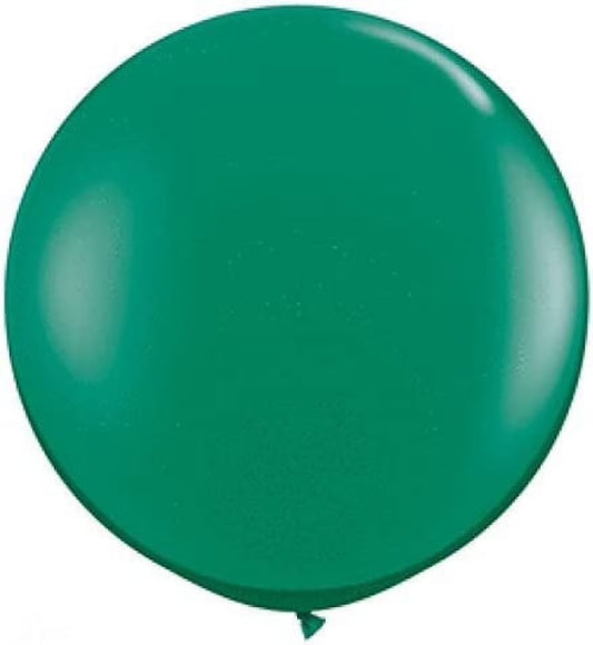 Premium Latex Balloons - Jumbo Size Balloons for Birthdays, Wedding Parties, Baby Shower, Indoor & Outdoor Party Events & Decoration Supplies - Made in USA, 36 Inch Crystal Emerald Green, Pkg/6