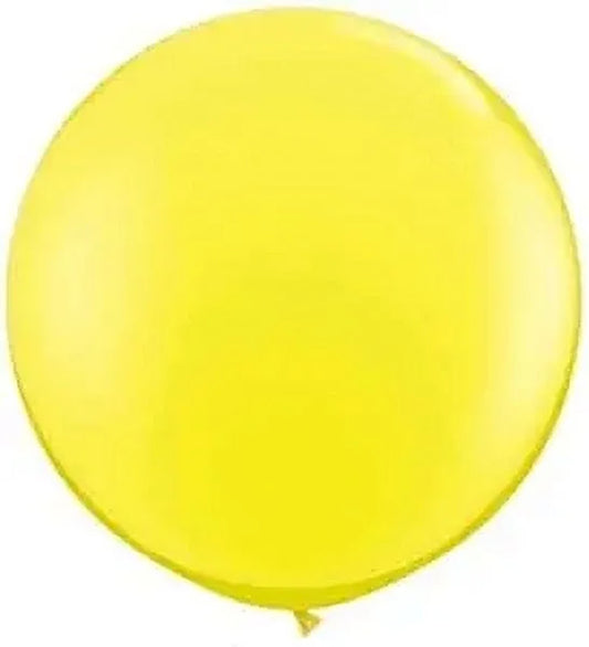Premium Latex Balloons - Jumbo Size Balloons for Birthdays, Wedding Parties, Baby Shower, Indoor & Outdoor Party Events & Decoration Supplies - Made in USA, 36 Inch Canary Yellow, Pkg/4