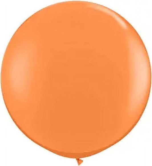Premium Latex Balloons - Jumbo Size Balloons for Birthdays, Wedding Parties, Baby Shower, Indoor & Outdoor Party Events & Decoration Supplies - Made in USA, 36 Inch Sunburst Orange, Pkg/2