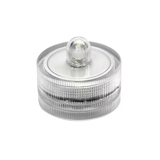 1 In. Clear Waterproof Underwater LED Tea Light (Pack of 36)