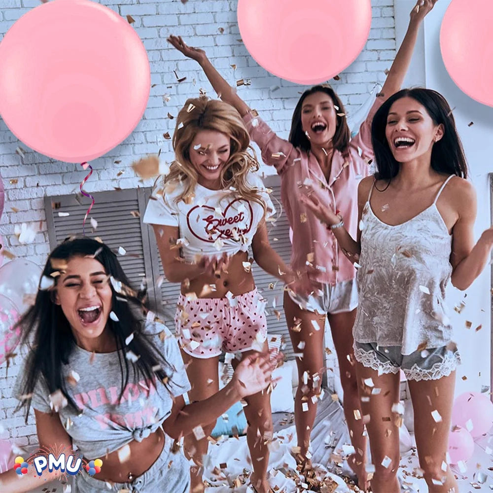 Premium Latex Balloons - Jumbo Size Balloons for Birthdays, Wedding Parties, Baby Shower, Indoor & Outdoor Party Events & Decoration Supplies - Made in USA, 36 Inch Baby Pink, Pkg/2