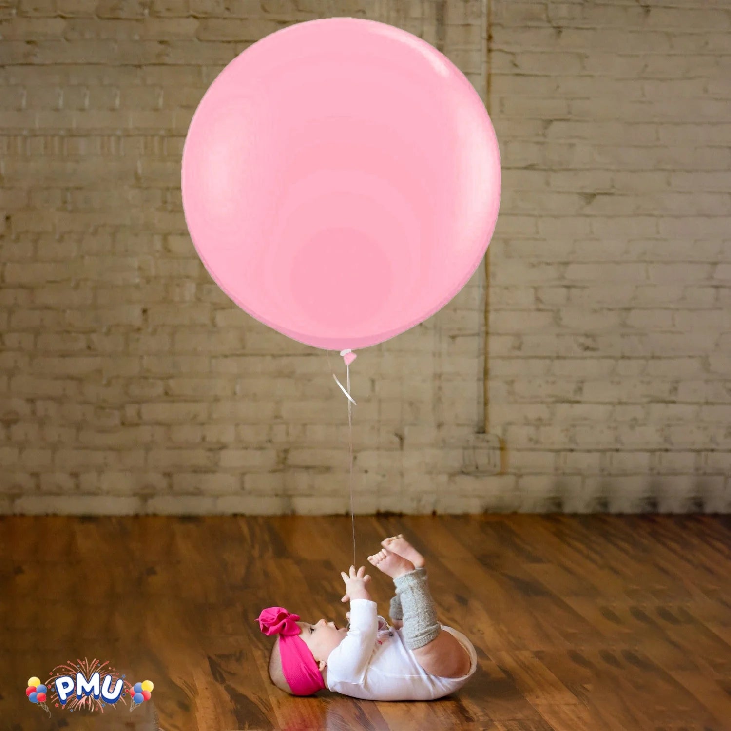 Premium Latex Balloons - Jumbo Size Balloons for Birthdays, Wedding Parties, Baby Shower, Indoor & Outdoor Party Events & Decoration Supplies - Made in USA, 36 Inch Baby Pink, Pkg/2