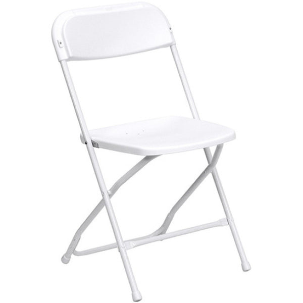 Chaise pliante standard blanche
