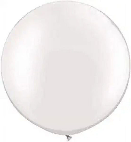 Premium Latex Balloons - Jumbo Size Balloons for Birthdays, Wedding Parties, Baby Shower, Indoor & Outdoor Party Events & Decoration Supplies - Made in USA, 36 Inch Pearl White, Pkg/4