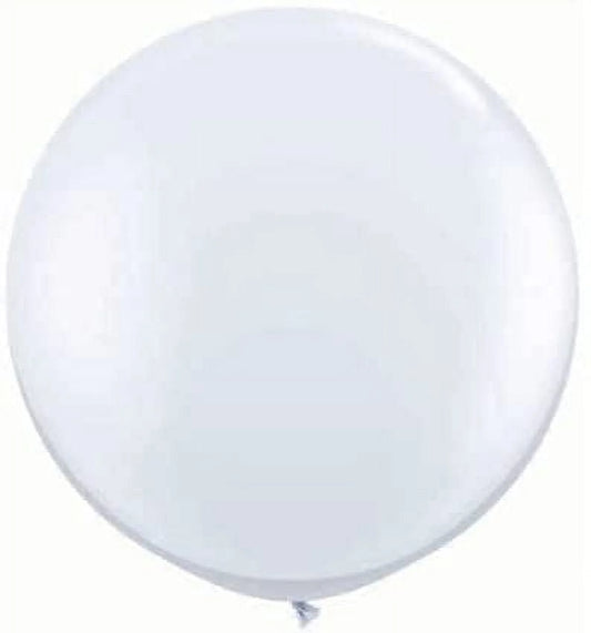 Premium Latex Balloons - Jumbo Size Balloons for Birthdays, Wedding Parties, Baby Shower, Indoor & Outdoor Party Events & Decoration Supplies - Made in USA, 36 Inch Snow White, Pkg/12