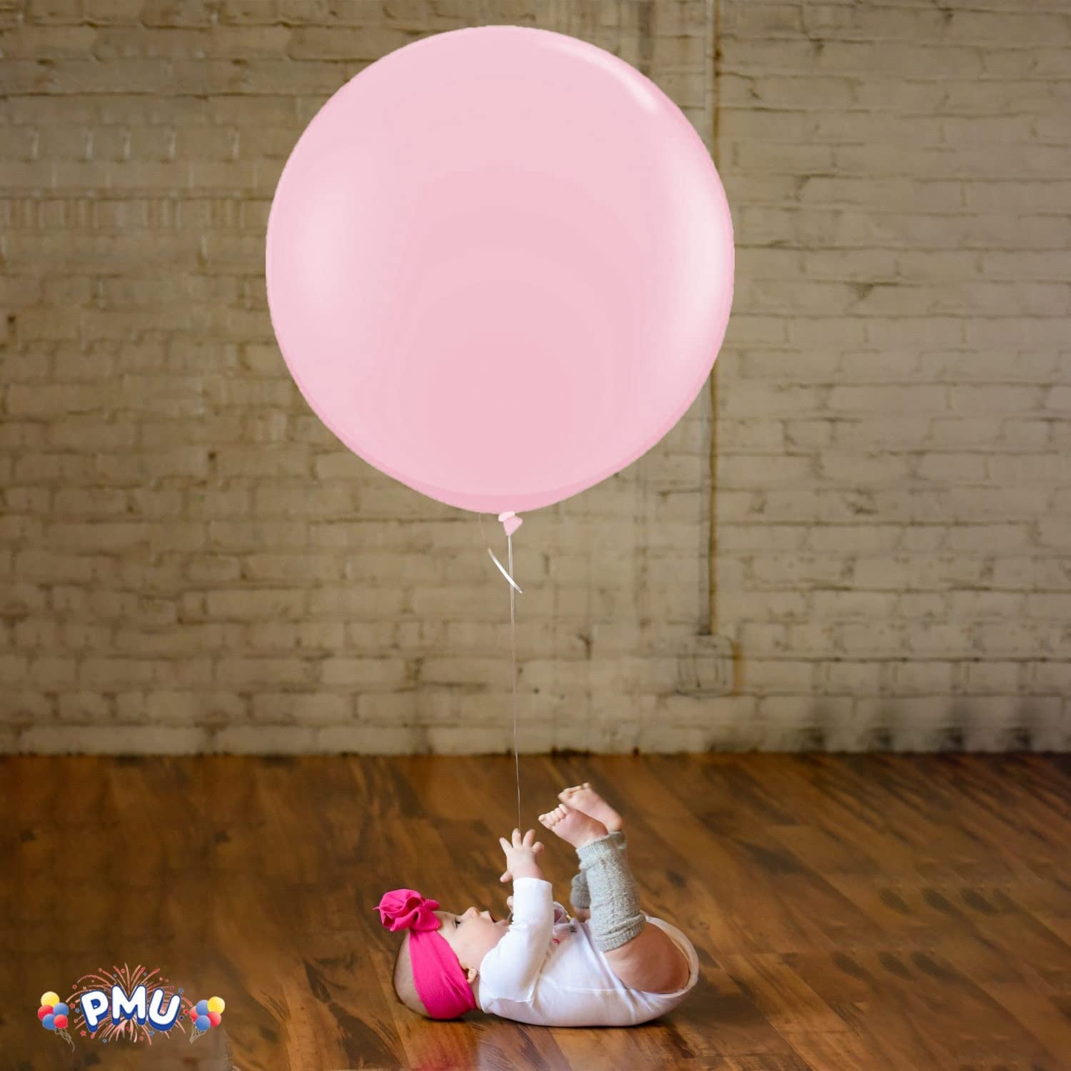 Premium Latex Balloons - Jumbo Size Balloons for Birthdays, Wedding Parties, Baby Shower, Indoor & Outdoor Party Events & Decoration Supplies - Made in USA, 36 Inch Fuchsia, Pkg/6