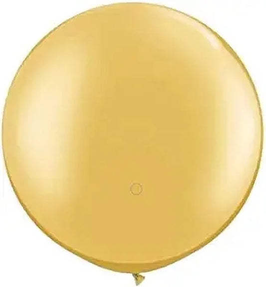 Premium Latex Balloons - Jumbo Size Balloons for Birthdays, Wedding Parties, Baby Shower, Indoor & Outdoor Party Events & Decoration Supplies - Made in USA, 36 Inch Metallic Gold, Pkg/12