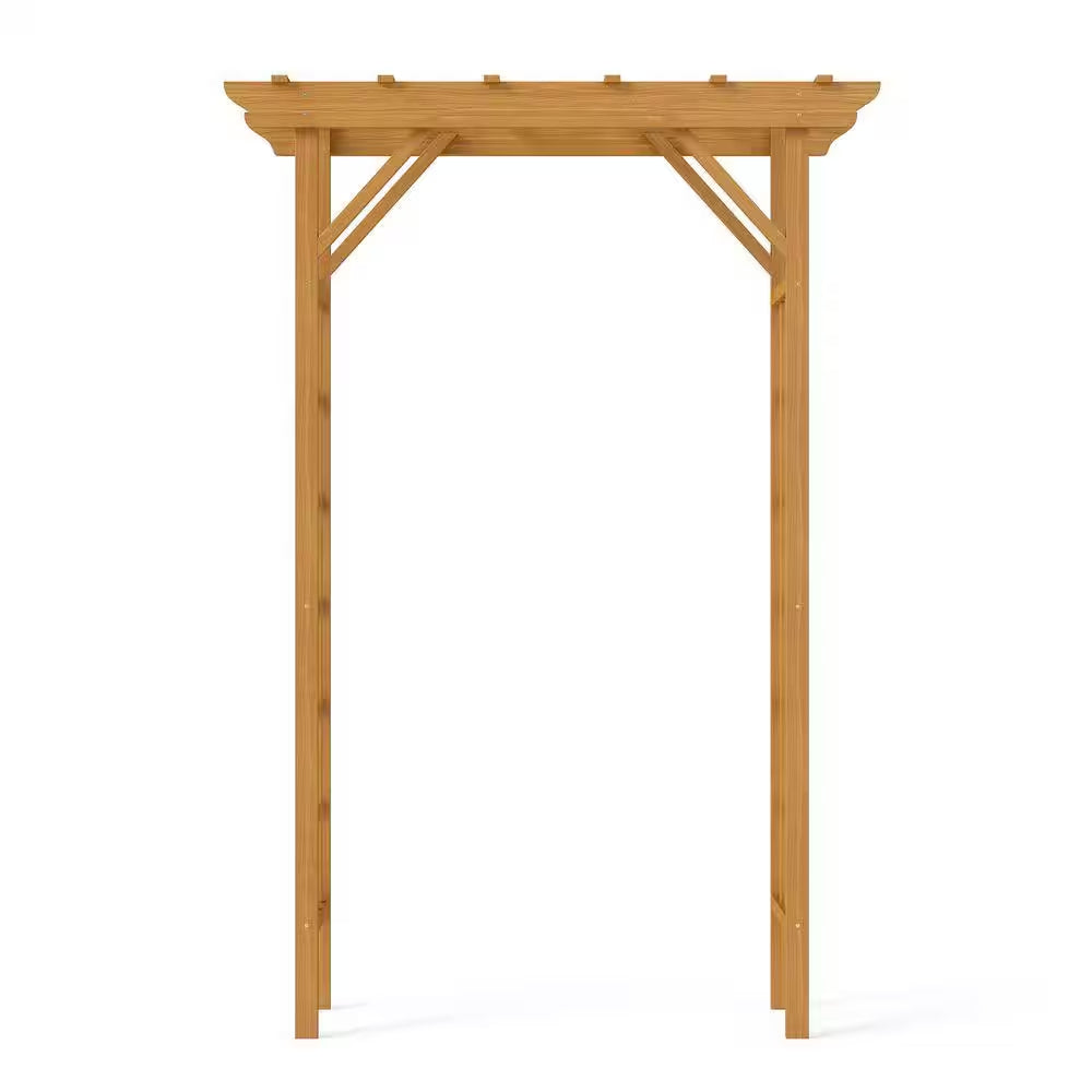 85 In. X 57 In. Climbing Plant Wedding Garden Arch Bridal Party Decoration Arbor