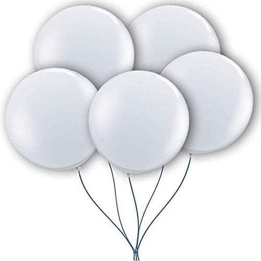 Premium Latex Balloons - Jumbo Size Balloons for Birthdays, Wedding Parties, Baby Shower, Indoor & Outdoor Party Events & Decoration Supplies - Made in USA, 36 Inch Crystal Clear, Pkg/12