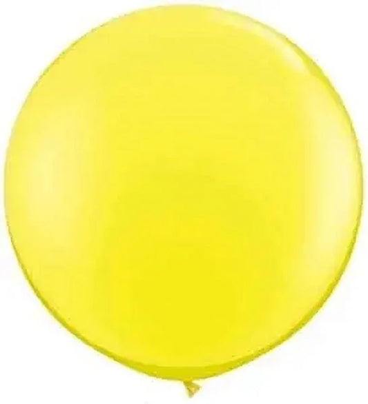 Premium Latex Balloons - Jumbo Size Balloons for Birthdays, Wedding Parties, Baby Shower, Indoor & Outdoor Party Events & Decoration Supplies - Made in USA, 36 Inch Canary Yellow, Pkg/12